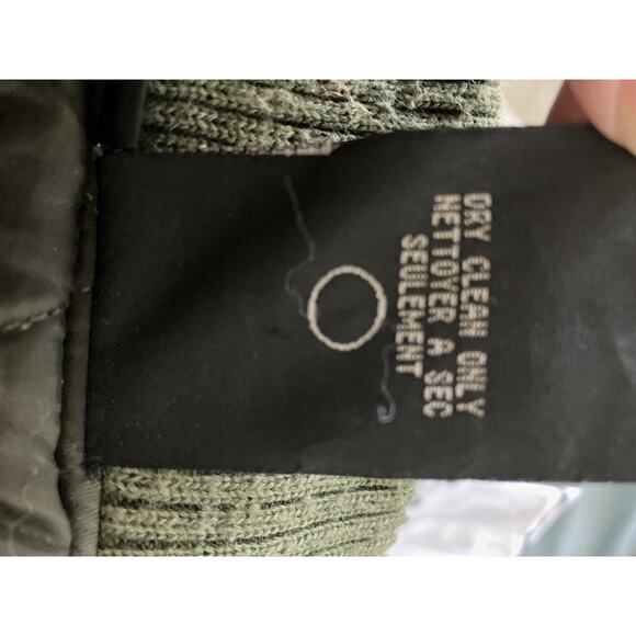 Al Wissam Men's Cream/Green Wool Leather Logo Bomber Jacket Size 6XL - Picture 11 of 13